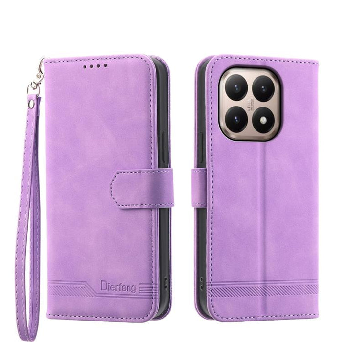 Funda para teléfono híbrida de piel sintética y TPU Dream Line de Dierfeng, For Xiaomi 17 Max 5G, For Xiaomi 17T Pro 5G, For Xiaomi 17T 5G, For Xiaomi 17 Pro Max, For Xiaomi 17 Pro, For Xiaomi 17, For Xiaomi Poco M7 4G 169mm, For Xiaomi Poco M7 4G 171m...