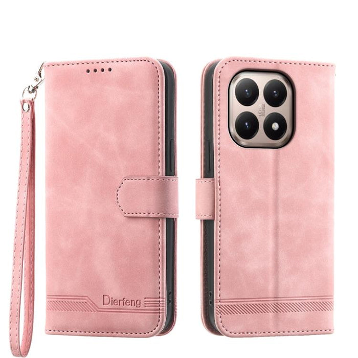 Funda para teléfono híbrida de piel sintética y TPU Dream Line de Dierfeng, For Xiaomi 17 Max 5G, For Xiaomi 17T Pro 5G, For Xiaomi 17T 5G, For Xiaomi 17 Pro Max, For Xiaomi 17 Pro, For Xiaomi 17, For Xiaomi Poco M7 4G 169mm, For Xiaomi Poco M7 4G 171m...