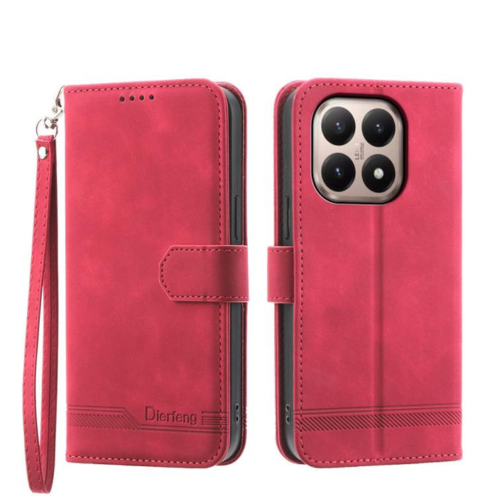 Funda para teléfono híbrida de piel sintética y TPU Dream Line de Dierfeng, For Xiaomi 17 Max 5G, For Xiaomi 17T Pro 5G, For Xiaomi 17T 5G, For Xiaomi 17 Pro Max, For Xiaomi 17 Pro, For Xiaomi 17, For Xiaomi Poco M7 4G 169mm, For Xiaomi Poco M7 4G 171m...
