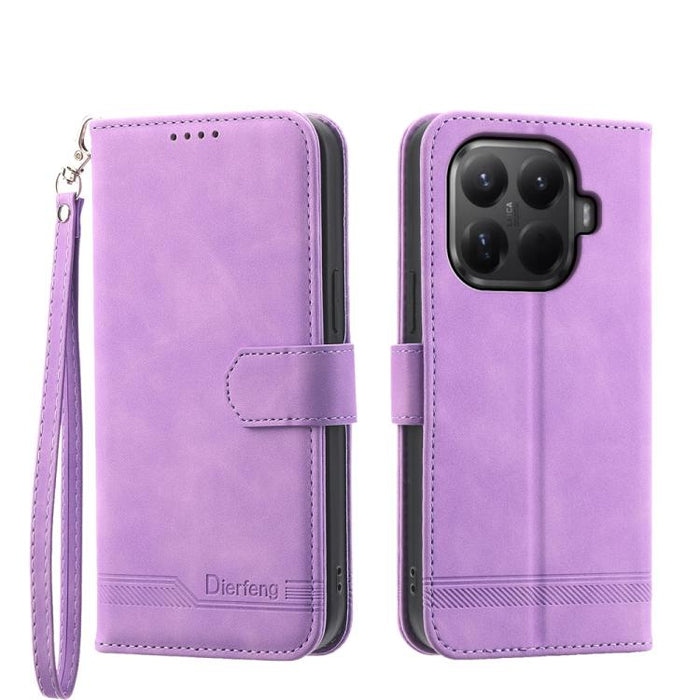 Funda para teléfono híbrida de piel sintética y TPU Dream Line de Dierfeng, For Xiaomi 17 Max 5G, For Xiaomi 17T Pro 5G, For Xiaomi 17T 5G, For Xiaomi 17 Pro Max, For Xiaomi 17 Pro, For Xiaomi 17, For Xiaomi Poco M7 4G 169mm, For Xiaomi Poco M7 4G 171m...