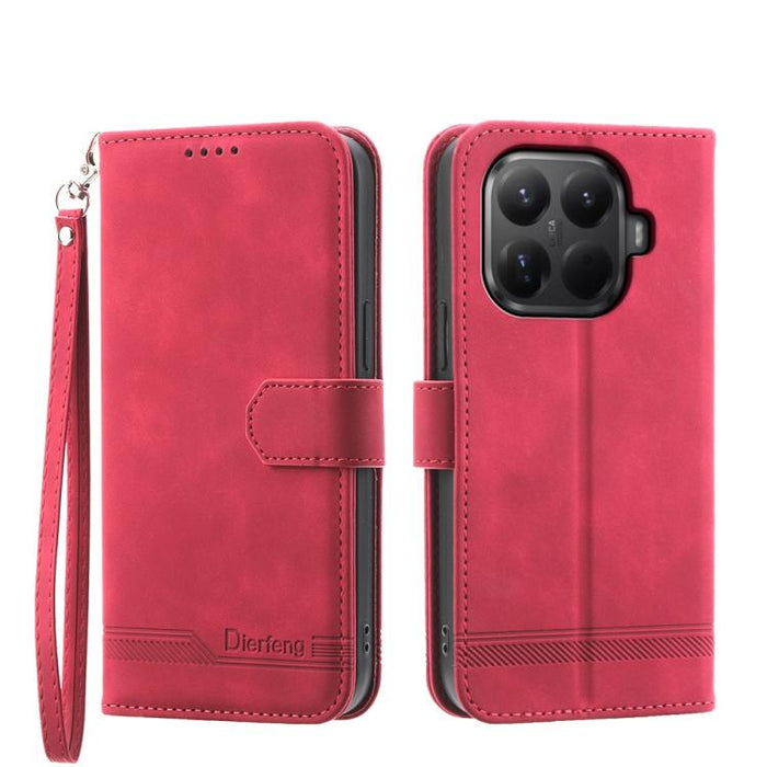 Funda para teléfono híbrida de piel sintética y TPU Dream Line de Dierfeng, For Xiaomi 17 Max 5G, For Xiaomi 17T Pro 5G, For Xiaomi 17T 5G, For Xiaomi 17 Pro Max, For Xiaomi 17 Pro, For Xiaomi 17, For Xiaomi Poco M7 4G 169mm, For Xiaomi Poco M7 4G 171m...