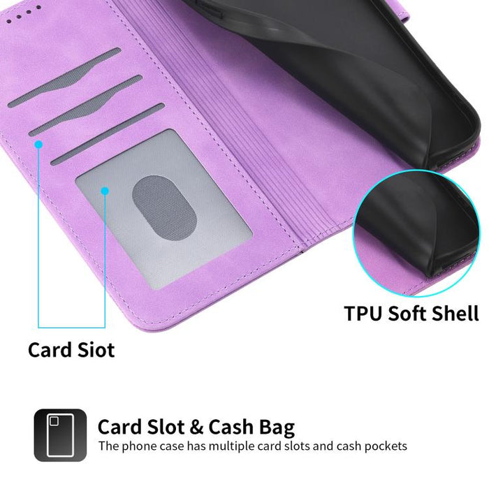 Funda para teléfono híbrida de piel sintética y TPU Dream Line de Dierfeng, For Xiaomi 17 Max 5G, For Xiaomi 17T Pro 5G, For Xiaomi 17T 5G, For Xiaomi 17 Pro Max, For Xiaomi 17 Pro, For Xiaomi 17, For Xiaomi Poco M7 4G 169mm, For Xiaomi Poco M7 4G 171m...