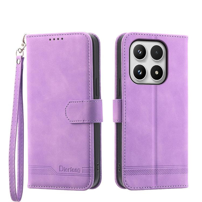 Funda para teléfono híbrida de piel sintética y TPU Dream Line de Dierfeng, For Xiaomi 17 Max 5G, For Xiaomi 17T Pro 5G, For Xiaomi 17T 5G, For Xiaomi 17 Pro Max, For Xiaomi 17 Pro, For Xiaomi 17, For Xiaomi Poco M7 4G 169mm, For Xiaomi Poco M7 4G 171m...