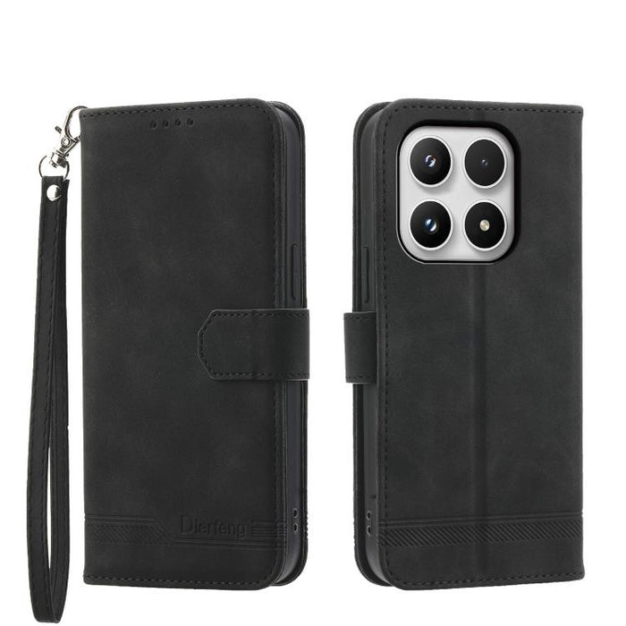 Funda para teléfono híbrida de piel sintética y TPU Dream Line de Dierfeng, For Xiaomi 17 Max 5G, For Xiaomi 17T Pro 5G, For Xiaomi 17T 5G, For Xiaomi 17 Pro Max, For Xiaomi 17 Pro, For Xiaomi 17, For Xiaomi Poco M7 4G 169mm, For Xiaomi Poco M7 4G 171m...
