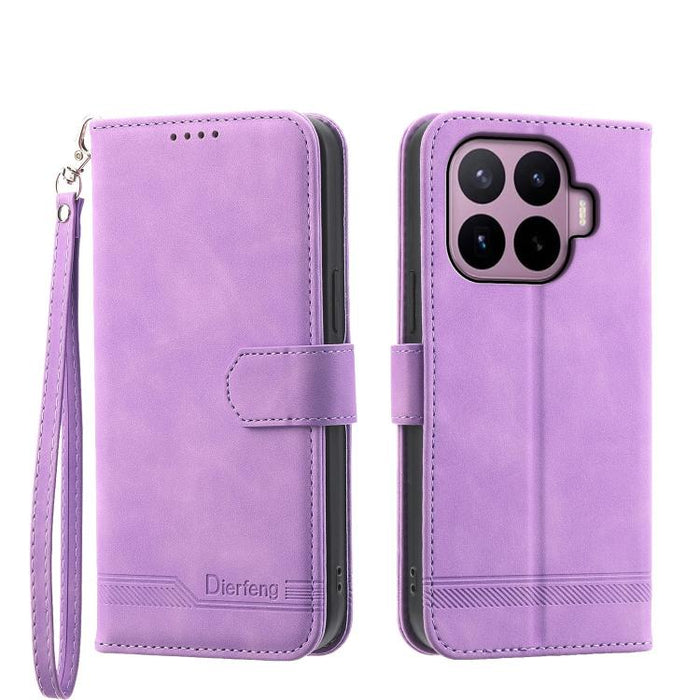 Funda para teléfono híbrida de piel sintética y TPU Dream Line de Dierfeng, For Xiaomi 17 Max 5G, For Xiaomi 17T Pro 5G, For Xiaomi 17T 5G, For Xiaomi 17 Pro Max, For Xiaomi 17 Pro, For Xiaomi 17, For Xiaomi Poco M7 4G 169mm, For Xiaomi Poco M7 4G 171m...