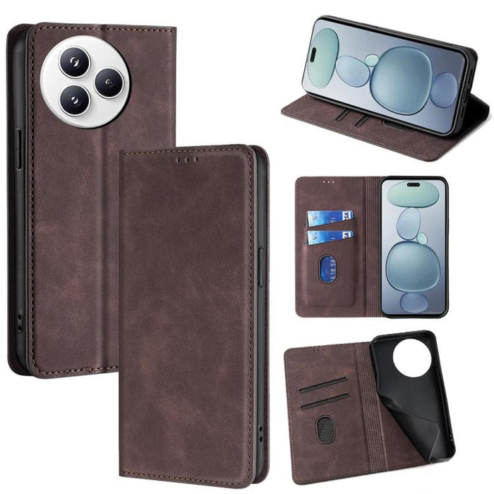 Funda de cuero magnética para teléfono con tacto de piel, For Xiaomi 17 Ultra, For Xiaomi Civi 5 Pro 5G, For Xiaomi 15 Ultra, For Xiaomi 14T Pro 5G, For Xiaomi 14T 5G