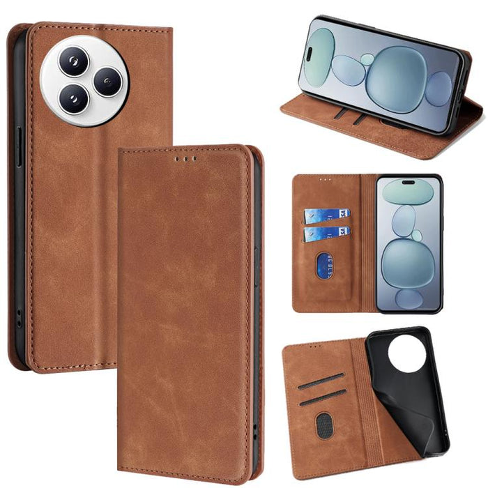 Funda de cuero magnética para teléfono con tacto de piel, For Xiaomi 17 Ultra, For Xiaomi Civi 5 Pro 5G, For Xiaomi 15 Ultra, For Xiaomi 14T Pro 5G, For Xiaomi 14T 5G