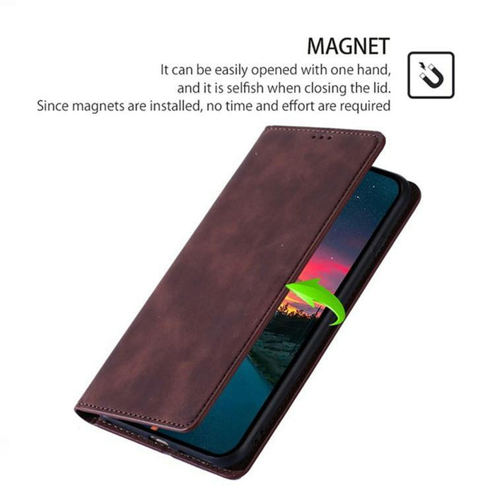 Funda de cuero magnética para teléfono con tacto de piel, For Xiaomi 17 Ultra, For Xiaomi Civi 5 Pro 5G, For Xiaomi 15 Ultra, For Xiaomi 14T Pro 5G, For Xiaomi 14T 5G