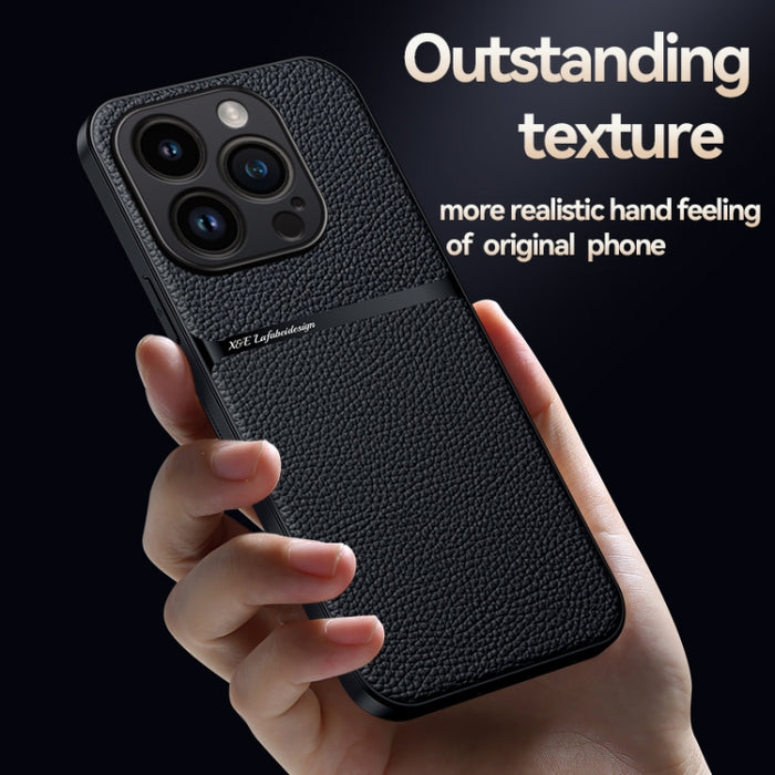 Funda para teléfono de piel de lichi con cobertura total magnética y resistente a los golpes, For iPhone 14 Pro Max, For iPhone 13 Pro Max, For iPhone 13 Pro, For iPhone 13, For iPhone 12, For iPhone 12 Pro Max, For iPhone 12 Pro, For iPhone 11 Pro Max...