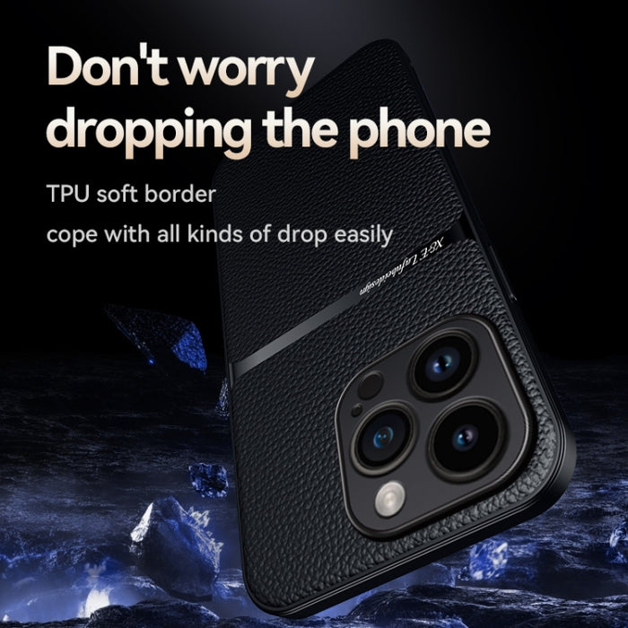 Funda para teléfono de piel de lichi con cobertura total magnética y resistente a los golpes, For iPhone 14 Pro Max, For iPhone 13 Pro Max, For iPhone 13 Pro, For iPhone 13, For iPhone 12, For iPhone 12 Pro Max, For iPhone 12 Pro, For iPhone 11 Pro Max...