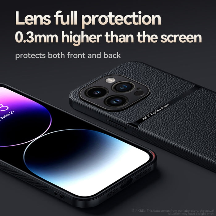 Funda para teléfono de piel de lichi con cobertura total magnética y resistente a los golpes, For iPhone 14 Pro Max, For iPhone 13 Pro Max, For iPhone 13 Pro, For iPhone 13, For iPhone 12, For iPhone 12 Pro Max, For iPhone 12 Pro, For iPhone 11 Pro Max...