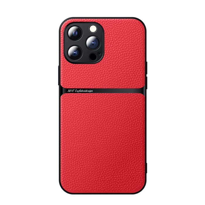 Funda para teléfono de piel de lichi con cobertura total magnética y resistente a los golpes, For iPhone 14 Pro Max, For iPhone 13 Pro Max, For iPhone 13 Pro, For iPhone 13, For iPhone 12, For iPhone 12 Pro Max, For iPhone 12 Pro, For iPhone 11 Pro Max...