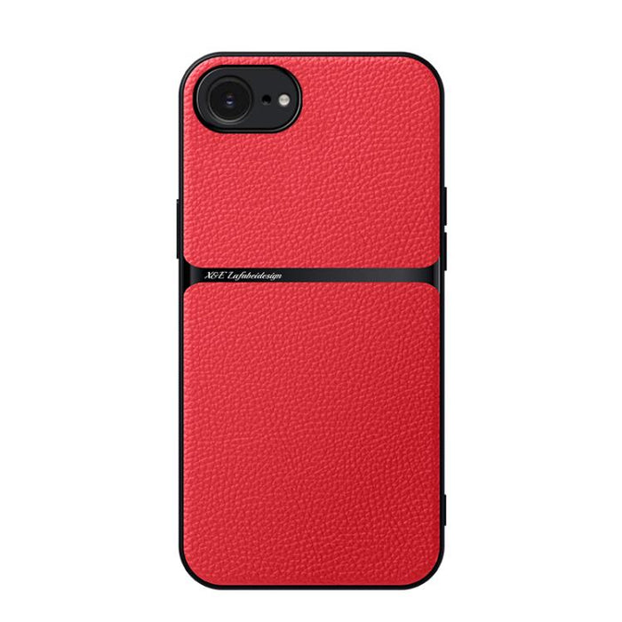 Funda para teléfono de piel de lichi con cobertura total magnética y resistente a los golpes, For iPhone 17e / 16e, For iPhone 17 Pro Max, For iPhone 17 Pro, For iPhone 17, For iPhone Air, For iPhone 16 Pro Max, For iPhone 16 Pro, For iPhone 16 Plus   ...