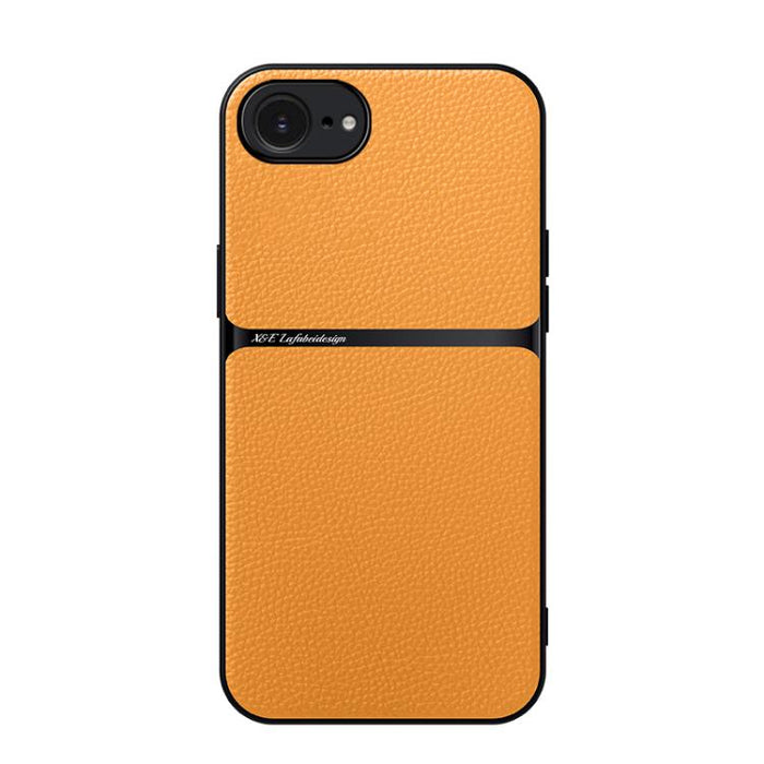 Funda para teléfono de piel de lichi con cobertura total magnética y resistente a los golpes, For iPhone 17e / 16e, For iPhone 17 Pro Max, For iPhone 17 Pro, For iPhone 17, For iPhone Air, For iPhone 16 Pro Max, For iPhone 16 Pro, For iPhone 16 Plus   ...