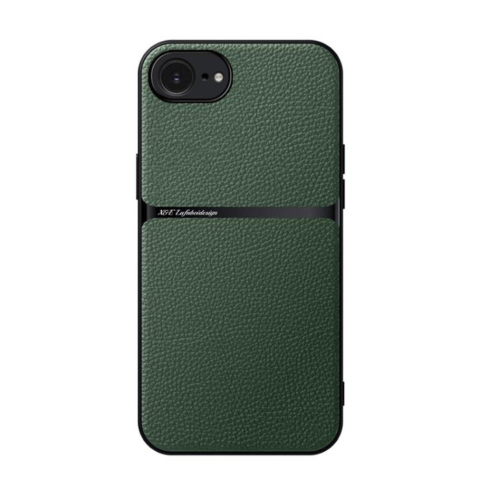 Funda para teléfono de piel de lichi con cobertura total magnética y resistente a los golpes, For iPhone 17e / 16e, For iPhone 17 Pro Max, For iPhone 17 Pro, For iPhone 17, For iPhone Air, For iPhone 16 Pro Max, For iPhone 16 Pro, For iPhone 16 Plus   ...