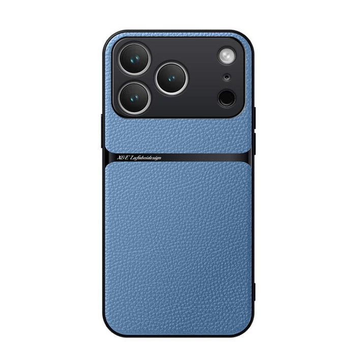 Funda para teléfono de piel de lichi con cobertura total magnética y resistente a los golpes, For iPhone 17e / 16e, For iPhone 17 Pro Max, For iPhone 17 Pro, For iPhone 17, For iPhone Air, For iPhone 16 Pro Max, For iPhone 16 Pro, For iPhone 16 Plus   ...