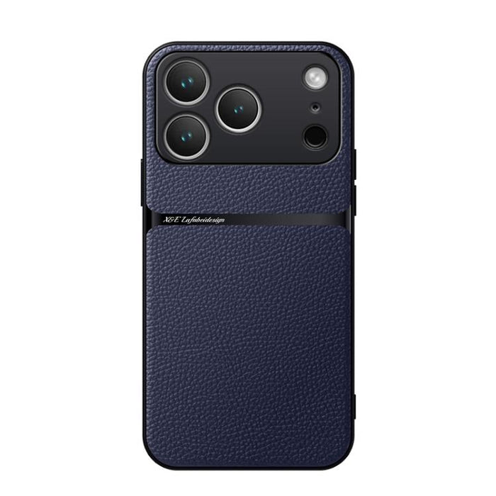 Funda para teléfono de piel de lichi con cobertura total magnética y resistente a los golpes, For iPhone 17e / 16e, For iPhone 17 Pro Max, For iPhone 17 Pro, For iPhone 17, For iPhone Air, For iPhone 16 Pro Max, For iPhone 16 Pro, For iPhone 16 Plus   ...