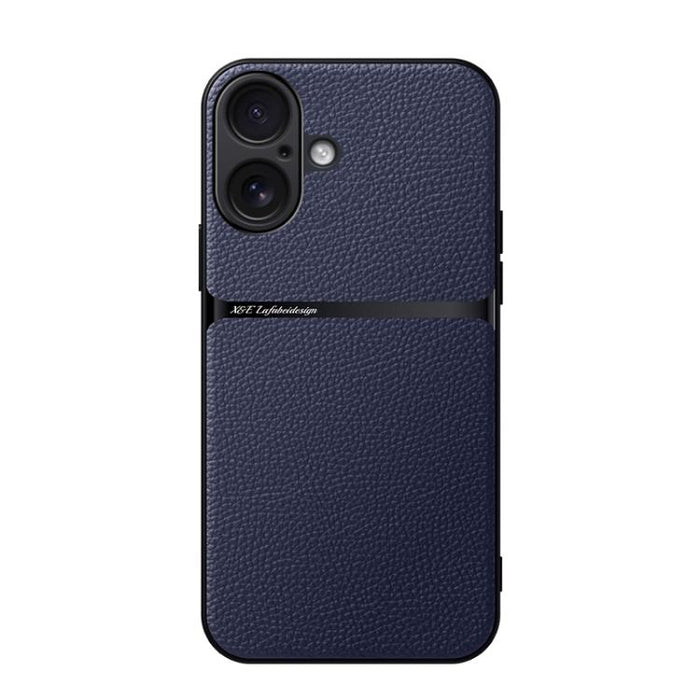Funda para teléfono de piel de lichi con cobertura total magnética y resistente a los golpes, For iPhone 17e / 16e, For iPhone 17 Pro Max, For iPhone 17 Pro, For iPhone 17, For iPhone Air, For iPhone 16 Pro Max, For iPhone 16 Pro, For iPhone 16 Plus   ...