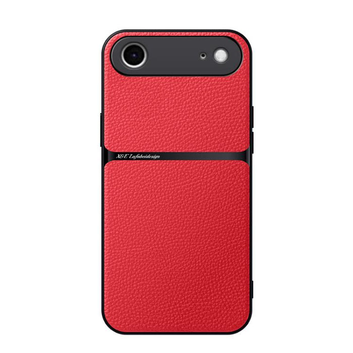 Funda para teléfono de piel de lichi con cobertura total magnética y resistente a los golpes, For iPhone 17e / 16e, For iPhone 17 Pro Max, For iPhone 17 Pro, For iPhone 17, For iPhone Air, For iPhone 16 Pro Max, For iPhone 16 Pro, For iPhone 16 Plus   ...