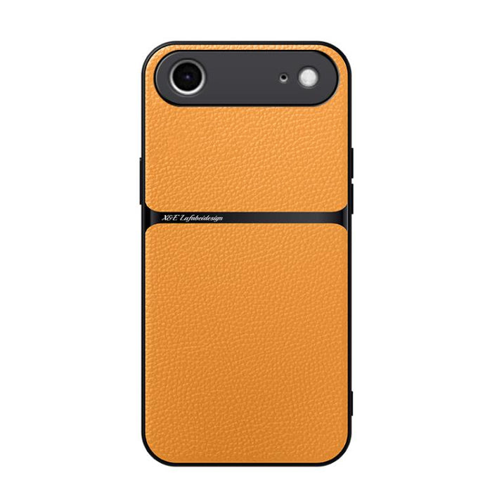 Funda para teléfono de piel de lichi con cobertura total magnética y resistente a los golpes, For iPhone 17e / 16e, For iPhone 17 Pro Max, For iPhone 17 Pro, For iPhone 17, For iPhone Air, For iPhone 16 Pro Max, For iPhone 16 Pro, For iPhone 16 Plus   ...