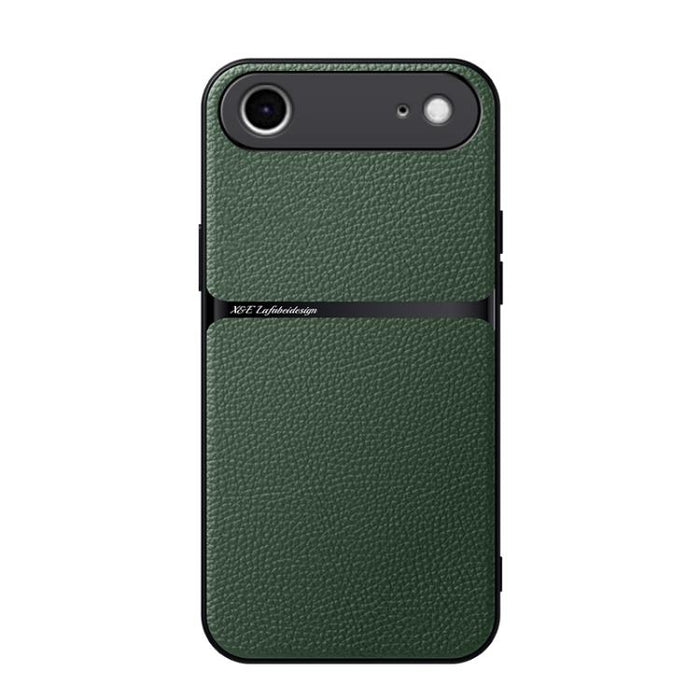 Funda para teléfono de piel de lichi con cobertura total magnética y resistente a los golpes, For iPhone 17e / 16e, For iPhone 17 Pro Max, For iPhone 17 Pro, For iPhone 17, For iPhone Air, For iPhone 16 Pro Max, For iPhone 16 Pro, For iPhone 16 Plus   ...
