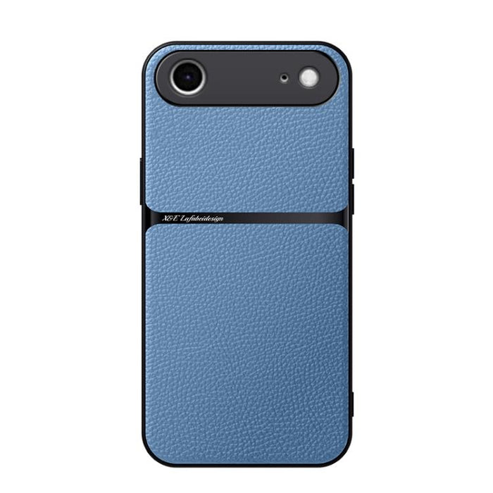 Funda para teléfono de piel de lichi con cobertura total magnética y resistente a los golpes, For iPhone 17e / 16e, For iPhone 17 Pro Max, For iPhone 17 Pro, For iPhone 17, For iPhone Air, For iPhone 16 Pro Max, For iPhone 16 Pro, For iPhone 16 Plus   ...