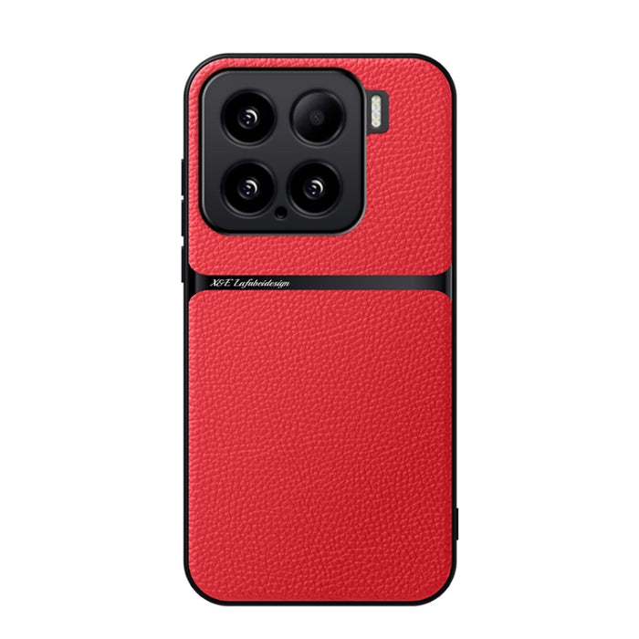 Funda para teléfono de piel de lichi con cobertura total magnética y resistente a los golpes, For Xiaomi 17 Pro Max, For Xiaomi 17 Pro, For Xiaomi 17, For Xiaomi 15T Pro 5G, For Xiaomi 15T 5G, For Xiaomi 15 Ultra, For Xiaomi Poco M7 Pro 5G             ...