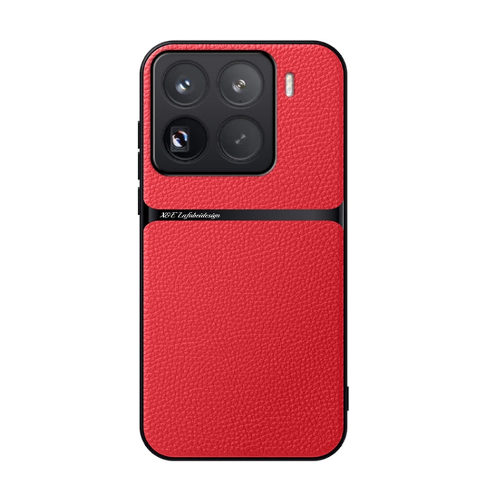 Funda para teléfono de piel de lichi con cobertura total magnética y resistente a los golpes, For Xiaomi 17 Pro Max, For Xiaomi 17 Pro, For Xiaomi 17, For Xiaomi 15T Pro 5G, For Xiaomi 15T 5G, For Xiaomi 15 Ultra, For Xiaomi Poco M7 Pro 5G             ...