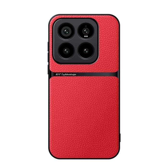 Funda para teléfono de piel de lichi con cobertura total magnética y resistente a los golpes, For Xiaomi 17 Pro Max, For Xiaomi 17 Pro, For Xiaomi 17, For Xiaomi 15T Pro 5G, For Xiaomi 15T 5G, For Xiaomi 15 Ultra, For Xiaomi Poco M7 Pro 5G             ...