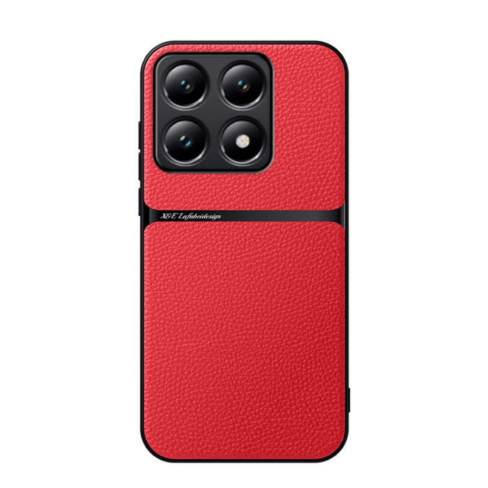 Funda para teléfono de piel de lichi con cobertura total magnética y resistente a los golpes, For Xiaomi 17 Pro Max, For Xiaomi 17 Pro, For Xiaomi 17, For Xiaomi 15T Pro 5G, For Xiaomi 15T 5G, For Xiaomi 15 Ultra, For Xiaomi Poco M7 Pro 5G             ...