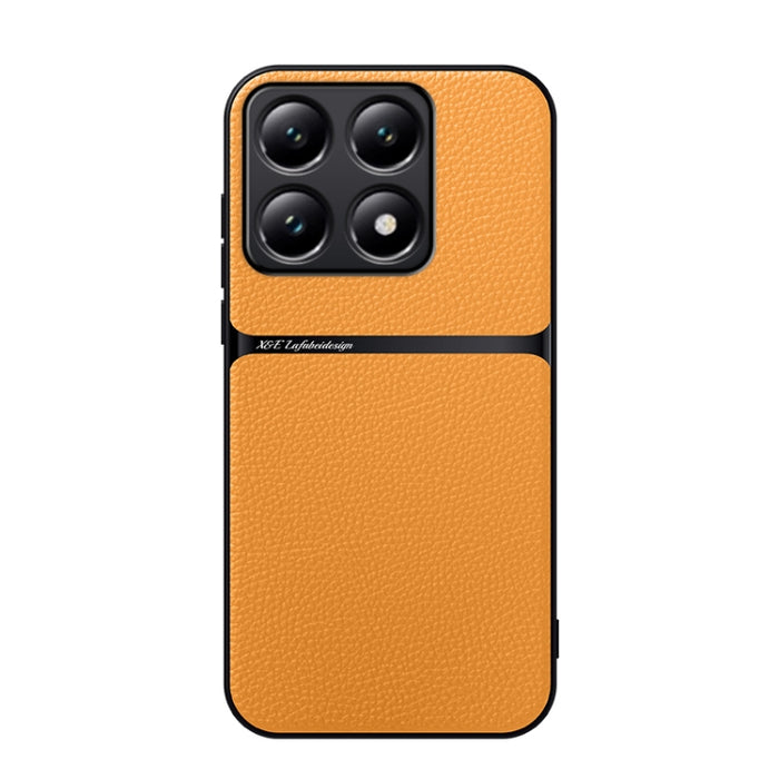 Funda para teléfono de piel de lichi con cobertura total magnética y resistente a los golpes, For Xiaomi 17 Pro Max, For Xiaomi 17 Pro, For Xiaomi 17, For Xiaomi 15T Pro 5G, For Xiaomi 15T 5G, For Xiaomi 15 Ultra, For Xiaomi Poco M7 Pro 5G             ...