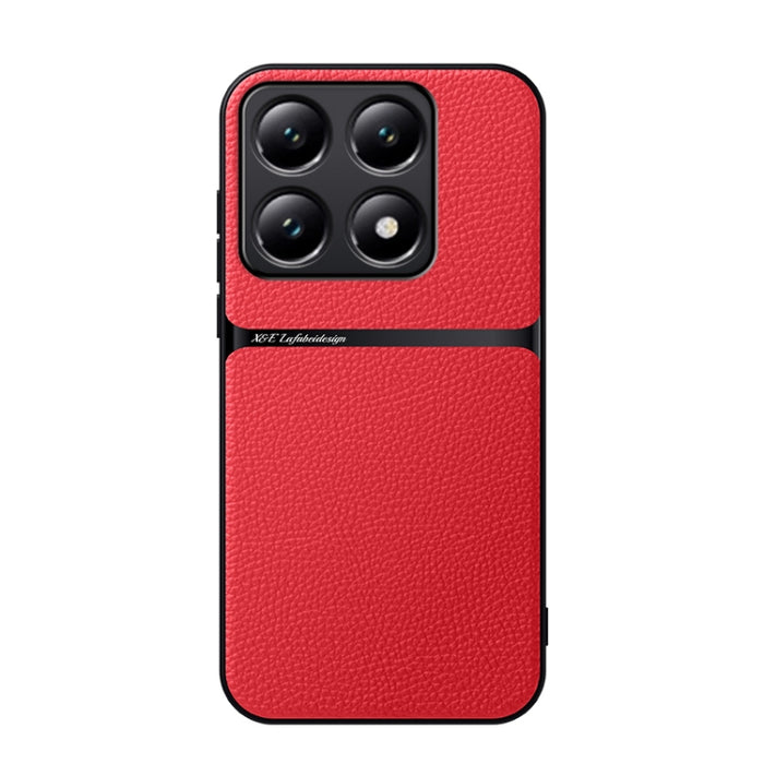Funda para teléfono de piel de lichi con cobertura total magnética y resistente a los golpes, For Xiaomi 17 Pro Max, For Xiaomi 17 Pro, For Xiaomi 17, For Xiaomi 15T Pro 5G, For Xiaomi 15T 5G, For Xiaomi 15 Ultra, For Xiaomi Poco M7 Pro 5G             ...