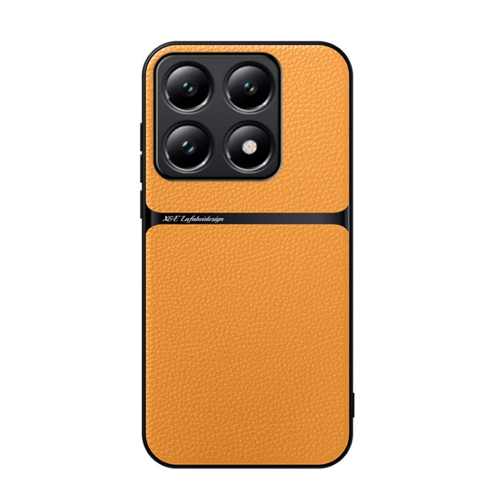 Funda para teléfono de piel de lichi con cobertura total magnética y resistente a los golpes, For Xiaomi 17 Pro Max, For Xiaomi 17 Pro, For Xiaomi 17, For Xiaomi 15T Pro 5G, For Xiaomi 15T 5G, For Xiaomi 15 Ultra, For Xiaomi Poco M7 Pro 5G             ...