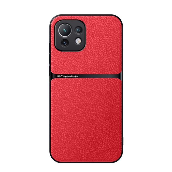 Funda para teléfono de piel de lichi con cobertura total magnética y resistente a los golpes, For Xiaomi 12 Pro / 12S Pro, For Xiaomi 12 / 12S / 12X, For Xiaomi 11T / 11T Pro, For Xiaomi Mi 11 Lite 4G / 5G, For Xiaomi Mi 11 Pro, For Xiaomi Mi 11