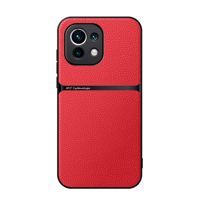 Funda para teléfono de piel de lichi con cobertura total magnética y resistente a los golpes, For Xiaomi 12 Pro / 12S Pro, For Xiaomi 12 / 12S / 12X, For Xiaomi 11T / 11T Pro, For Xiaomi Mi 11 Lite 4G / 5G, For Xiaomi Mi 11 Pro, For Xiaomi Mi 11