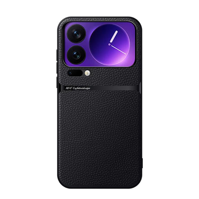 Funda para teléfono de piel de lichi con cobertura total magnética y resistente a los golpes, For Xiaomi 17 Pro Max, For Xiaomi 17 Pro, For Xiaomi 17, For Xiaomi 15T Pro 5G, For Xiaomi 15T 5G, For Xiaomi 15 Ultra, For Xiaomi Poco M7 Pro 5G             ...