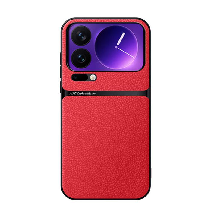 Funda para teléfono de piel de lichi con cobertura total magnética y resistente a los golpes, For Xiaomi 17 Pro Max, For Xiaomi 17 Pro, For Xiaomi 17, For Xiaomi 15T Pro 5G, For Xiaomi 15T 5G, For Xiaomi 15 Ultra, For Xiaomi Poco M7 Pro 5G             ...