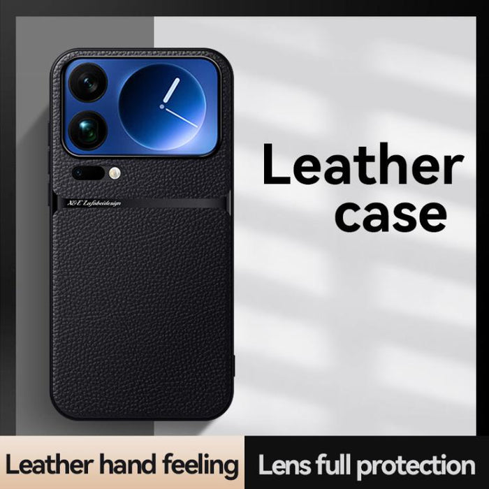 Funda para teléfono de piel de lichi con cobertura total magnética y resistente a los golpes, For Xiaomi 17 Pro Max, For Xiaomi 17 Pro, For Xiaomi 17, For Xiaomi 15T Pro 5G, For Xiaomi 15T 5G, For Xiaomi 15 Ultra, For Xiaomi Poco M7 Pro 5G             ...