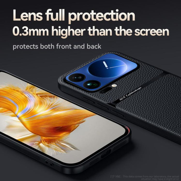 Funda para teléfono de piel de lichi con cobertura total magnética y resistente a los golpes, For Xiaomi 17 Pro Max, For Xiaomi 17 Pro, For Xiaomi 17, For Xiaomi 15T Pro 5G, For Xiaomi 15T 5G, For Xiaomi 15 Ultra, For Xiaomi Poco M7 Pro 5G             ...