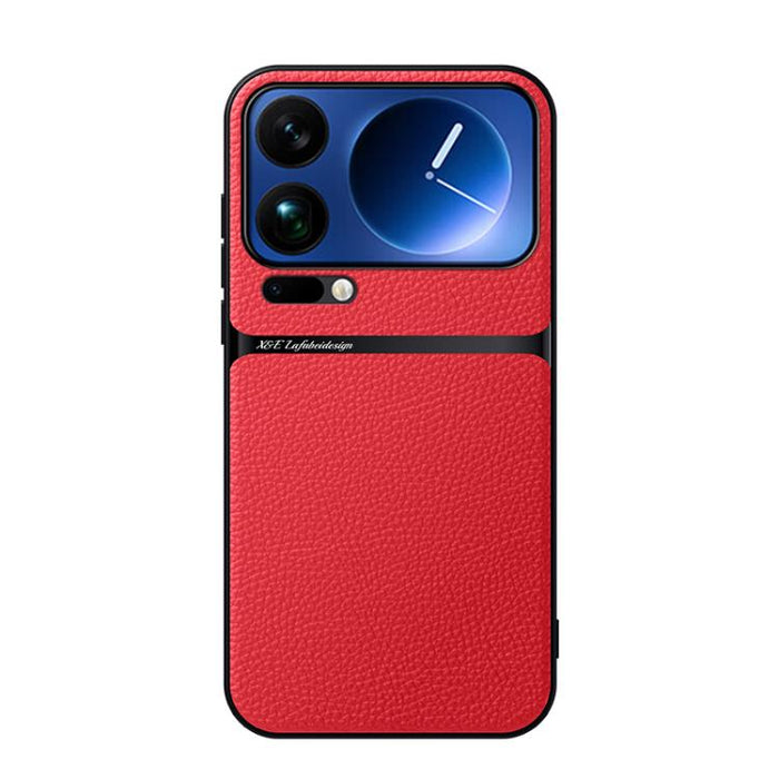 Funda para teléfono de piel de lichi con cobertura total magnética y resistente a los golpes, For Xiaomi 17 Pro Max, For Xiaomi 17 Pro, For Xiaomi 17, For Xiaomi 15T Pro 5G, For Xiaomi 15T 5G, For Xiaomi 15 Ultra, For Xiaomi Poco M7 Pro 5G             ...