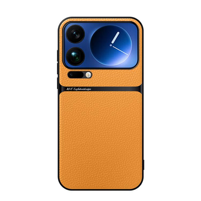 Funda para teléfono de piel de lichi con cobertura total magnética y resistente a los golpes, For Xiaomi 17 Pro Max, For Xiaomi 17 Pro, For Xiaomi 17, For Xiaomi 15T Pro 5G, For Xiaomi 15T 5G, For Xiaomi 15 Ultra, For Xiaomi Poco M7 Pro 5G             ...
