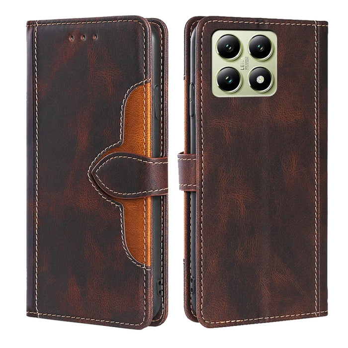 Funda de cuero para teléfono con hebilla magnética y tacto agradable, For Xiaomi 17 Ultra, For Xiaomi 17 Pro, For Xiaomi 17, For Xiaomi Civi 5 Pro 5G, For Xiaomi 15 Ultra, For Xiaomi 14T Pro 5G, For Xiaomi 14T 5G