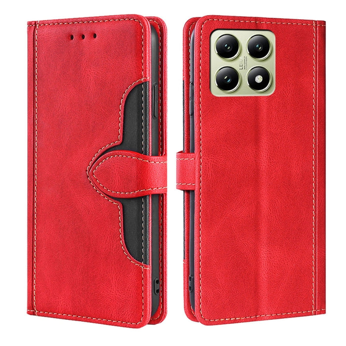 Funda de cuero para teléfono con hebilla magnética y tacto agradable, For Xiaomi 17 Ultra, For Xiaomi 17 Pro, For Xiaomi 17, For Xiaomi Civi 5 Pro 5G, For Xiaomi 15 Ultra, For Xiaomi 14T Pro 5G, For Xiaomi 14T 5G