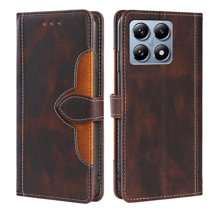 Funda de cuero para teléfono con hebilla magnética y tacto agradable, For Xiaomi 17 Ultra, For Xiaomi 17 Pro, For Xiaomi 17, For Xiaomi Civi 5 Pro 5G, For Xiaomi 15 Ultra, For Xiaomi 14T Pro 5G, For Xiaomi 14T 5G
