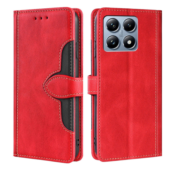 Funda de cuero para teléfono con hebilla magnética y tacto agradable, For Xiaomi 17 Ultra, For Xiaomi 17 Pro, For Xiaomi 17, For Xiaomi Civi 5 Pro 5G, For Xiaomi 15 Ultra, For Xiaomi 14T Pro 5G, For Xiaomi 14T 5G