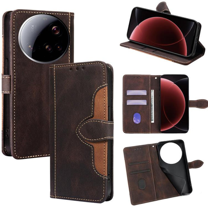Funda de cuero para teléfono con hebilla magnética y tacto agradable, For Xiaomi 17 Ultra, For Xiaomi 17 Pro, For Xiaomi 17, For Xiaomi Civi 5 Pro 5G, For Xiaomi 15 Ultra, For Xiaomi 14T Pro 5G, For Xiaomi 14T 5G