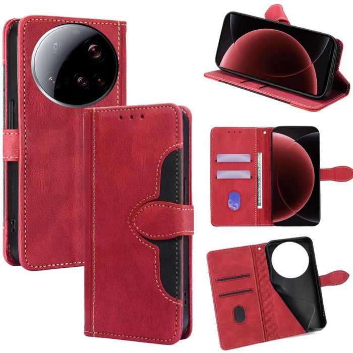 Funda de cuero para teléfono con hebilla magnética y tacto agradable, For Xiaomi 17 Ultra, For Xiaomi 17 Pro, For Xiaomi 17, For Xiaomi Civi 5 Pro 5G, For Xiaomi 15 Ultra, For Xiaomi 14T Pro 5G, For Xiaomi 14T 5G
