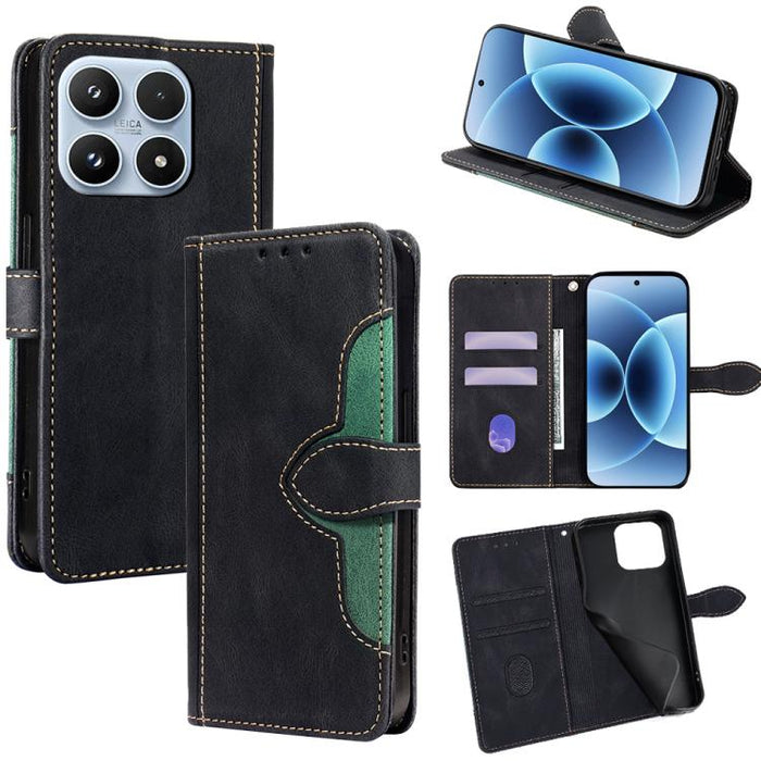 Funda de cuero para teléfono con hebilla magnética y tacto agradable, For Xiaomi 17 Ultra, For Xiaomi 17 Pro, For Xiaomi 17, For Xiaomi Civi 5 Pro 5G, For Xiaomi 15 Ultra, For Xiaomi 14T Pro 5G, For Xiaomi 14T 5G
