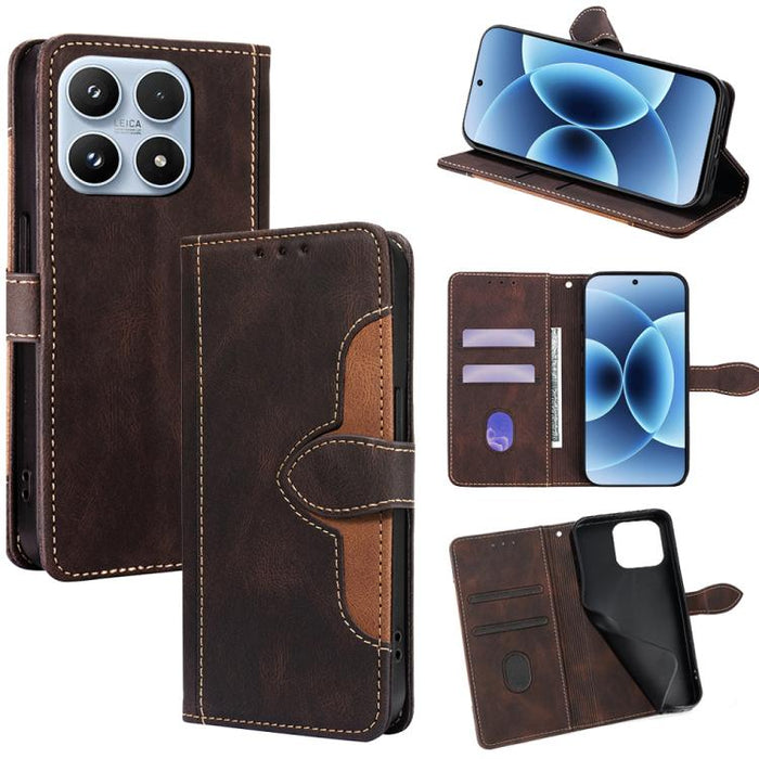 Funda de cuero para teléfono con hebilla magnética y tacto agradable, For Xiaomi 17 Ultra, For Xiaomi 17 Pro, For Xiaomi 17, For Xiaomi Civi 5 Pro 5G, For Xiaomi 15 Ultra, For Xiaomi 14T Pro 5G, For Xiaomi 14T 5G