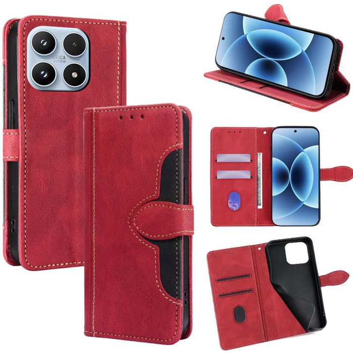 Funda de cuero para teléfono con hebilla magnética y tacto agradable, For Xiaomi 17 Ultra, For Xiaomi 17 Pro, For Xiaomi 17, For Xiaomi Civi 5 Pro 5G, For Xiaomi 15 Ultra, For Xiaomi 14T Pro 5G, For Xiaomi 14T 5G